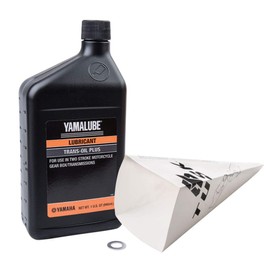 Tusk 2-Stroke Transmission Oil Change Kit Yamalube Trans Oil Plus 20W-40 Compatible with Yamaha YZ250 1999-2025