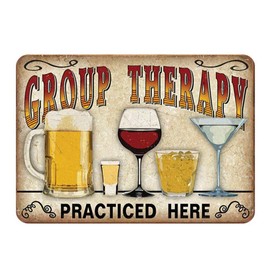 LZYMSZ Pack of 5 Decorative Tin Signs, Retro Decoration, Alcohol Decorative Sign for All Bar Counter or Pub Owners 20 x 30 cm