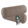BaSaTex Organic Cushion Covers for Bolster 40 x 15 cm