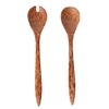 Restaurantware - Coco Casa 9.5 Inch Handmade Serving Spoons, 2