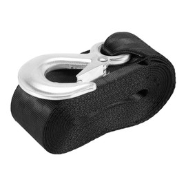 Byttlerom Boat Trailer Winch Strap Replacement with Hook for Boat, Fishing Jet Ski,Towing Replacement Securing Tie Down Marine