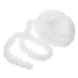 DEARMAMY Christmas Faux Fur Fur Fabric Band Christmas White Faux Fur Faux Fur Trim Faux Fur Trim Winter Women Faux Christmas Wreath Faux for Xmas Tree Decoration