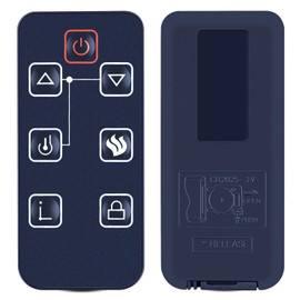 TCNOUMT Replacement Remote Control Suitible for FEBO Flame Electric Fireplace E3001 ZHS-30-B 15IN-23-100 fit for Style selections F15-I-005-071B 0781462