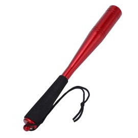 Fishing Bat, Fish Bat with EVA Non Slip Handle Aluminium Alloy Fish Whacker Stick for Outdoor Kayak Fishing Fishing Supplies Other Fishing Tools and Accessories(Red)