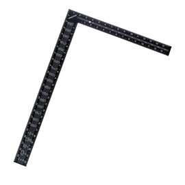 POWERTEC Framing Square, 16'' x 24'' Steel Carpenter Square with Rafter Tables, Framing Tools & Right Angle Ruler for Carpenter, Woodworking, Construction (80008W)