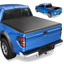 Soft Roll-up Truck Bed Tonneau Cover for 2005-2024 Nissan Frontier, 2009-2012 Suzuki Equator, Fleetside 6 ft 73.3 in Bed, Not for México