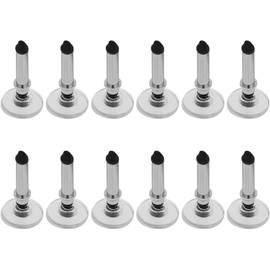12 Pieces Silver Universal Stylus Replacement Disc Tips Round Shape Replaceable Stylus Pen Disc Tips for Touch Screen Stylus Pen Disc Tips Accessories