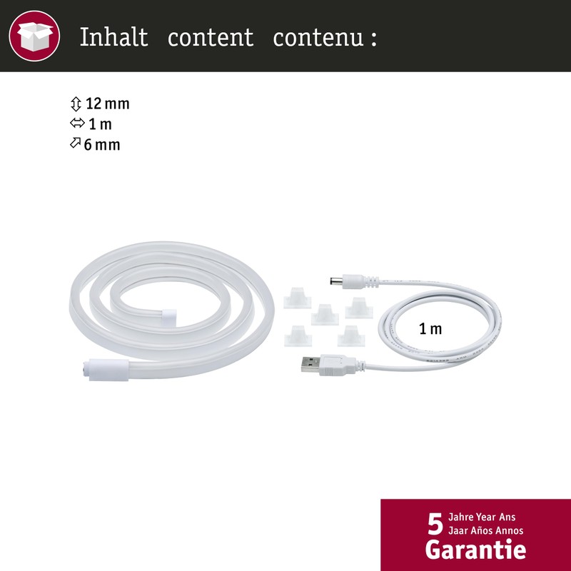 Paulmann 70561 LED Strip Neon Colorflex Including 1 x 4.5