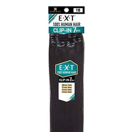 Shake N Go Human Hair Extension CLIP IN 7PCS STRAIGHT 14 (PLATINUMBL)