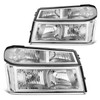 DNA MOTORING Pair of OE Style Headlights Compatible With 04-12