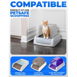 5.9ft Charger for Petsafe Original Self-Cleaning Litter Box, Ultra Self-Cleaning Litter Box, RFA-516, PAL00-14243, 14243 Litter Boxes Charger Cable DC Plug High Speed Power Supply 24V, 0.8A