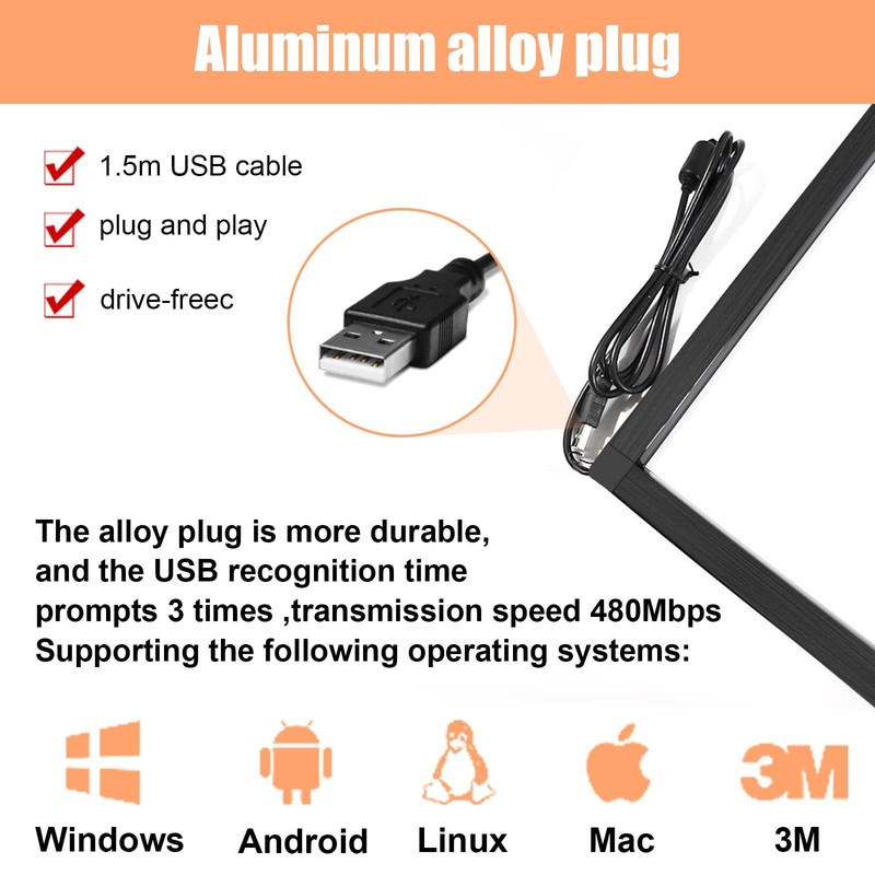 Senisway 40 Inch 20 Points IR Touch Frame Multi-Touch Infrared