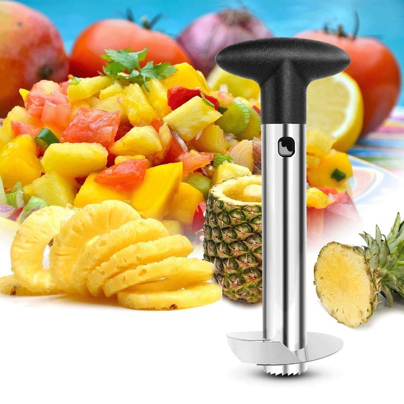 Tech Traders New Stainless Steel Fruit Pineapple Slicer