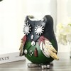 Retro Mechanical Punk Owl Piggy Bank Cute Animal Statue Decor