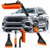 [2026 Upgraded 39" Extendable Snow Brush & Ice Scraper for