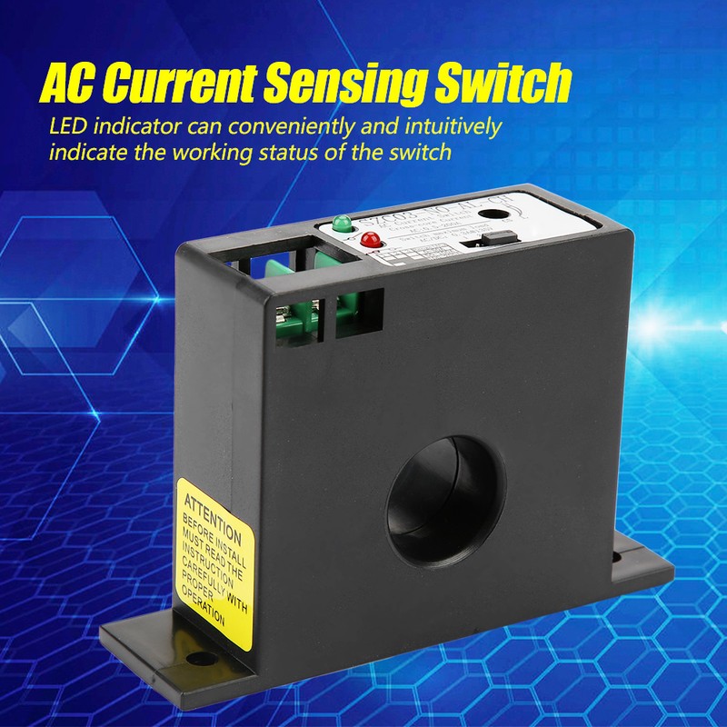 Normally Open Current Sensing Switch Adjustable AC 0.5-200A SZC03-No AL-CH