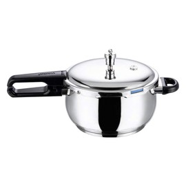 Vinod V-3.5L Splendid Plus Handi Stainless Steel Pressure Cooker, 3.5-Liter