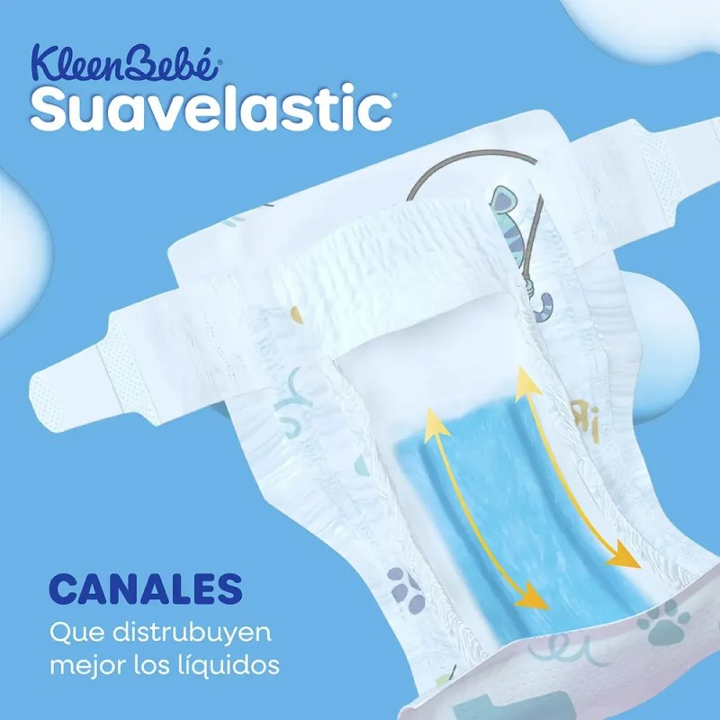 Pañales Kleenbebé Suavelastic Etapa 6 Unisex 40 Piezas