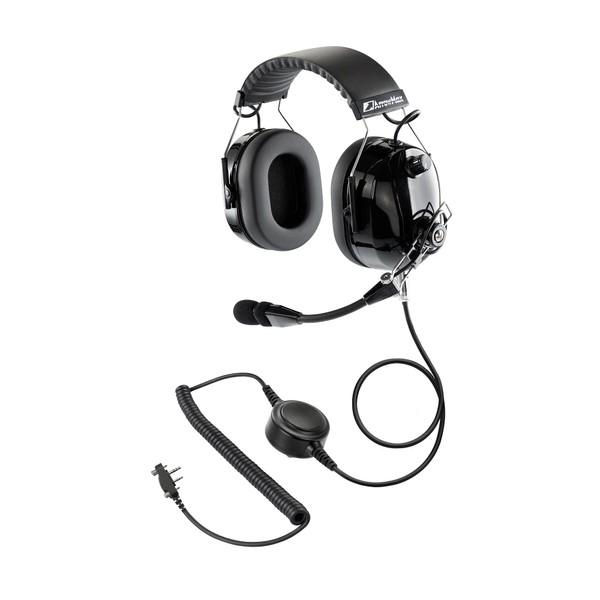 Arrowmax AHDH0042-BK-I2 Noise Cancelling Headset for ICOM IC-F1000 IC-F2000 IC-F3000