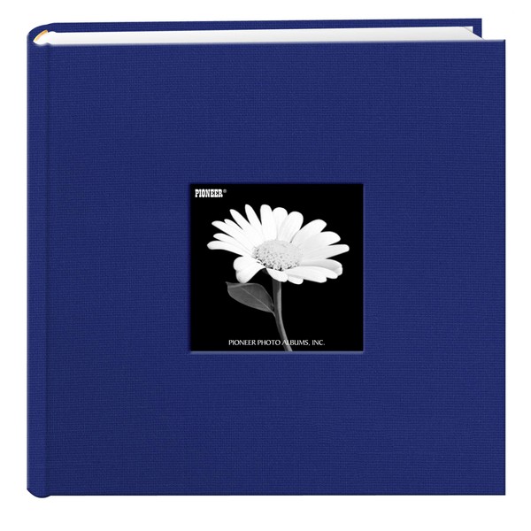 Pioneer Photo Albums Cobalt Blue Fabric Photo Album with 200 Pockets for 4x6 Inches