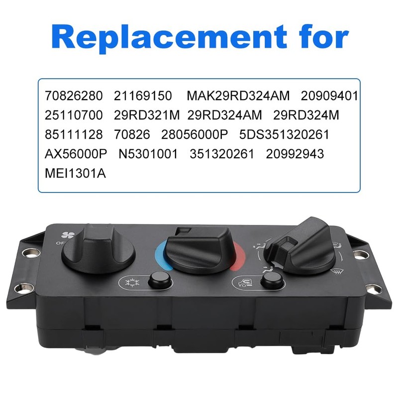 WATERWICH HVAC Climate Control Module Heater A/C AC Air Conditioning