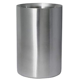 Wine Chiller Bucket Dual Wall Insulated Stainless Steel Wine/Champagne Cooler Bucket, Keeps Wine Cool
