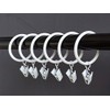 T-Juan MM (1.5") 1.5 Inches Smooth Metal Curtain Rings with