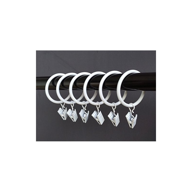 T-Juan MM (1.5") 1.5 Inches Smooth Metal Curtain Rings with