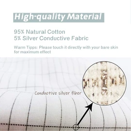 Grounding Sheet Full Conductive Earthing Sheet with 15ft Grounding Cord for Better Sleep Reduce Anxiety (54x75in)