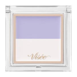 Visee Color Duo Trick Concealer 08 Lavender Trick Concealer, Transparent, Dull Cover, Compact, Purple, White, Multicolor, 0.1 oz (2.5 g)