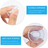 21 Pairs Clear Heel Stoppers, Grass High Heel Protectors for