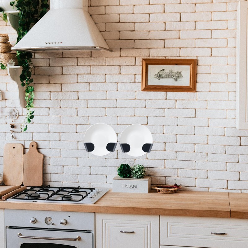Luckious Pan Lid Holder: 10Pcs Wall Mount Pot Lid Racks