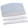 25 Count 80/80 Grit Coarse Nail Files for Acrylic Nails,