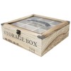ToCi Tea Box Natural Wood Tea Box Tea Bag Storage