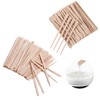 OHREN Pack of 200 Eyebrow Wooden Spatulas, Face Wooden Spatulas,