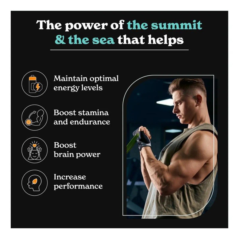 Moss Shilajit 120 Capsules Anti-envejecimiento