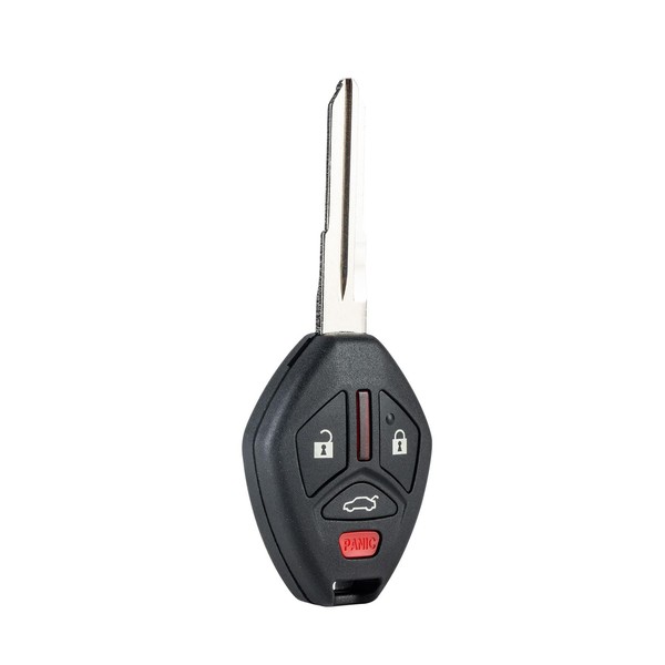 BestKeys 4-BTN Car Entry Remote Key Fob Transponder Ignition Key