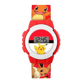 Accutime Pokémon Red Character Print Digital Watch POK4374