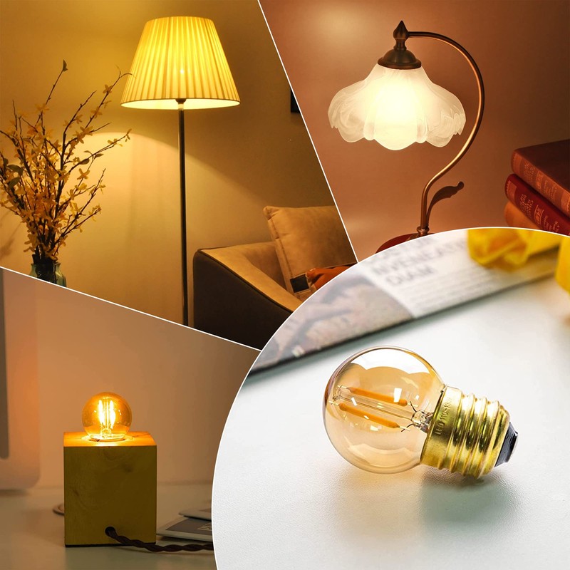 G40 Low Watt Light Bulb Edison LED Bulb Mini Globe