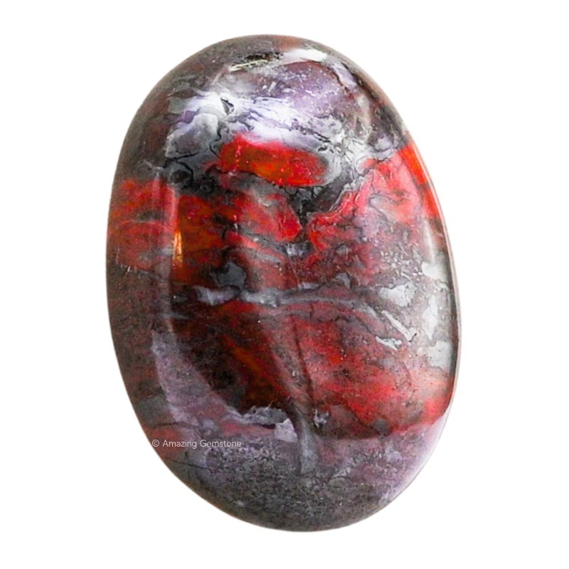 Red Jasper Hematite Crystal Palm Stone