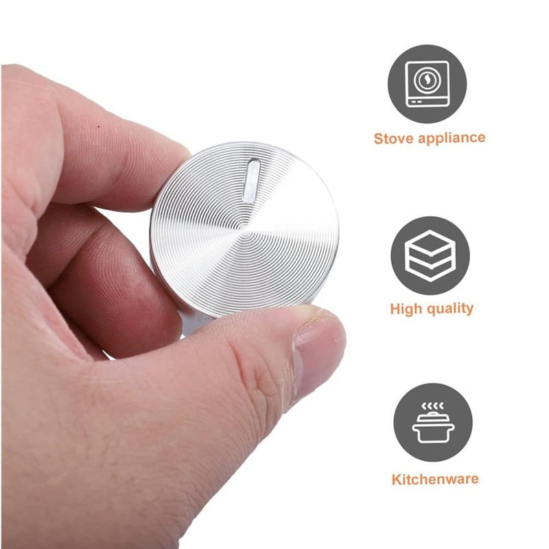 Metal Gas Stove Knobs,6 Pcs Gas Stove Knobs 6mm Cooker