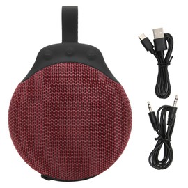 Bluetooth Speaker IPX7 Waterproof Stereo Pairing Small Portable Wireless Speaker for Home Outdoor Travel Dark Red