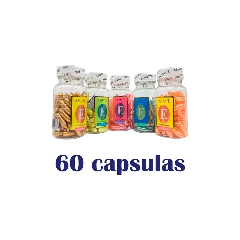 Vitamina E Natural En Capsulas Facial Piel Arrugas Manchas