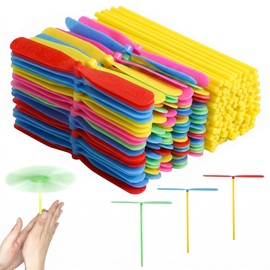 BLPRKOT Pack of 40 Propeller Toy, Dragonfly Plastic, Helicopter Rotation, Propeller, Outdoor, Patio, Garden, Gift