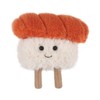 Apricot Lamb Sushi Food Plush Toys for Children, Soft Cute