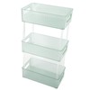 Acrylic Bathroom Storage Rack 3 Tiers Bathroom Counter Organizer Countertop