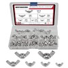 WMYCONGCONG 105 PCS Wing Nuts Stainless Steel Butterfly Nuts Assortment