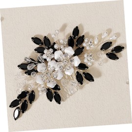 Beavorty Floral Hair Comb for Bride Elegant Flower Hair Accessories for Weddings Birthdays and Special Occasions Reusable Design Style for Stunning Looks