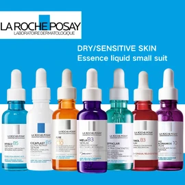 No Brand La Roche Posay Pure Vitamin C10 Serum  Anti-Wrinkle Antioxidant Serum with Pure Vitamin C for Aging Skin（Serum CICAPLAST B5 RETINOL B3 HYALU B5 EFFACLAR Serum NIACINAMIDE 10)30ML