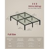 VASAGLE Superfast Assembly, Metal Full Bed Frame, Heavy-Duty Platform Bed